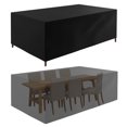 thumbnail image 1 of CJC 84" x 52" x 29" Black Patio Furniture Set Cover, Waterproof, 1 of 9