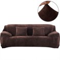 thumbnail image 1 of CJC Plush Stretch Sofa Slipcover 1/2/3/4 Seater Thick Sofa Covers Velvet Easy Fit Elastic Fabric Sofa Protector Couch Pet Protector, 1 of 9