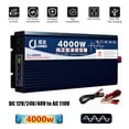 thumbnail image 1 of CJC Power Inverter 4000W, DC 12V to AC 110V Converter with LCD Display, Pure Sine Wave Solar Converter for Home, RV, Outdoor, Camping, Boat, Emergency, 1 of 11