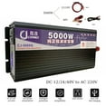 thumbnail image 1 of CJC Power Inverter 5000W, DC 24V to AC 220V Converter with LCD Display, Pure Sine Wave Solar Converter for Home, RV, Outdoor, Camping, Boat, Emergency, 1 of 10