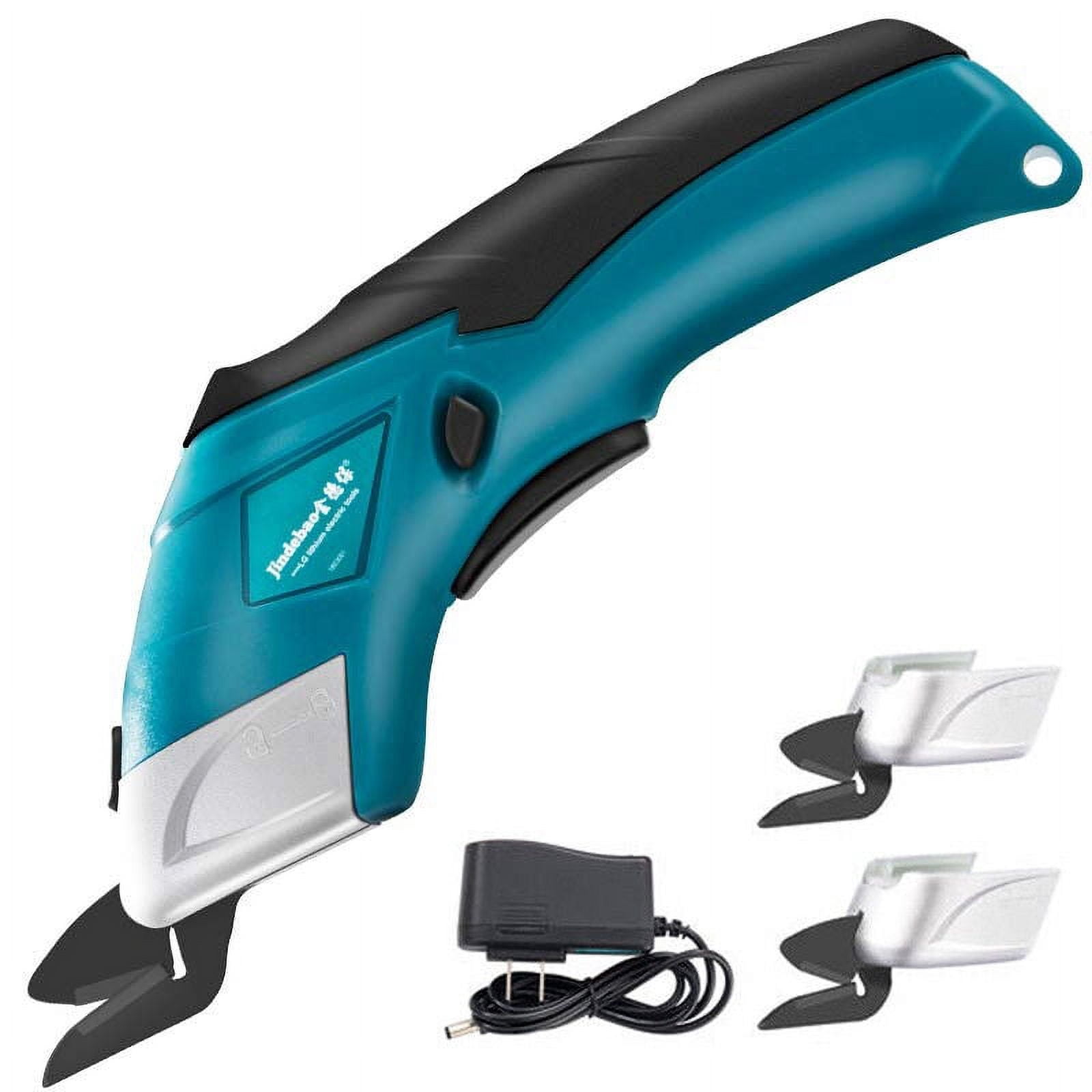 CJC Rechargeable Electric Scissors Fabric Cutter Power Cordless for ...