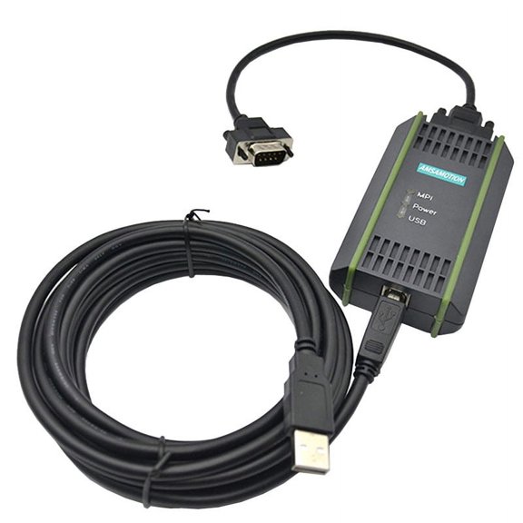 CJC Siemens PLC Programming Cable S7-200/300/400 Data Download Line ES7972-0CB20-0XA0, USB/MPI PC Adapter USB Cable