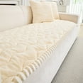 thumbnail image 1 of CJC Sofa Cover Fuzzy Couch Cover for Pets Dog Cat Washable Non-Slip Sofa Slipcover Cushion Protector Pets Friendly Mat (Beige, 28'' x 82''), 1 of 9