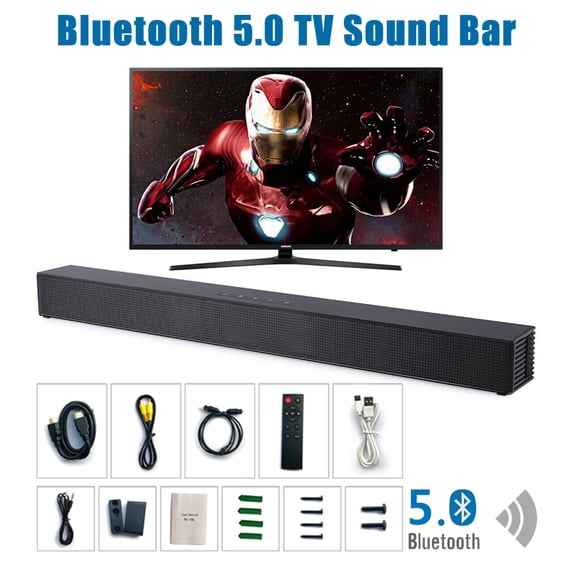 Computer Monitor Sound Bar CJC Sound Bars for TV PC Gaming Monitor Sound Bar with Bluetooth 5.0 ...