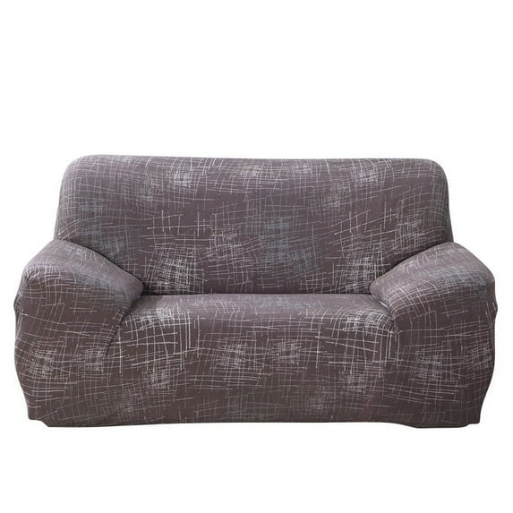 CJC Stretch Sofa Cover Printed Couch Slipcovers Universal Furniture Protector with Pillowcase for 1/2/3/4 Seater and L Shape Seater