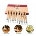 thumbnail image 1 of CJC Wood Carving Hand Chisel Tool, 12Pcs Professional Gouges Set, Upgrade Carbon Steel Carving Tools Wood Carving Knife Set, 1 of 7