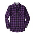 CJINGKQ Men's Plaid Shirt Flannel Brushed Warm Casual Shirt Mens Shirts