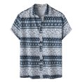 CJINGKQ Men's Short Sleeve Shirt Summer Casual Floral Printing Hawaii