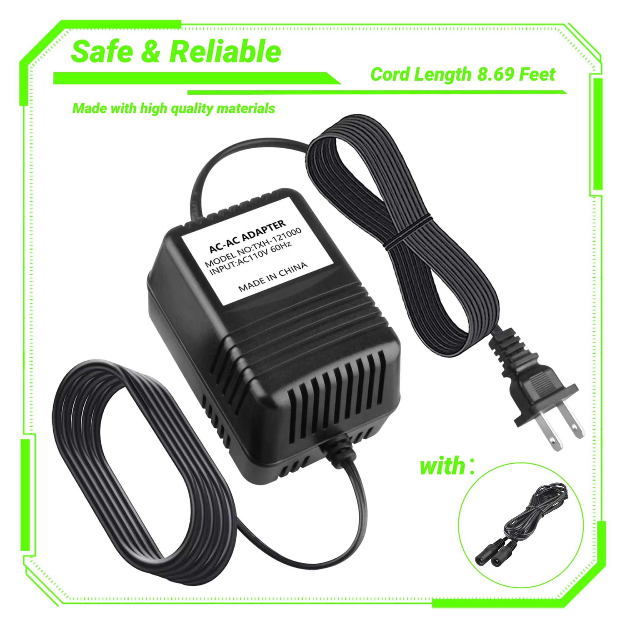 CJPGeek AC12V AC / AC Adapter Replacement for Catit Fresh & Clear