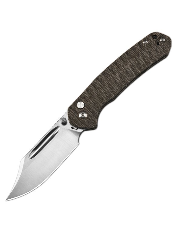 Bowie Pyrite Pocket Folding Knife, J1942-ODG