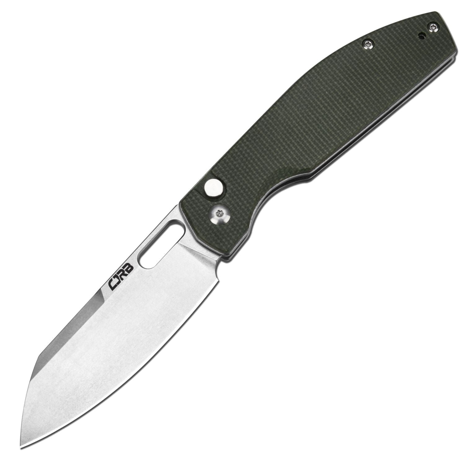 CJRB Ekko Pocket Folding Knife, J1929B-MGN(Green Micarta)