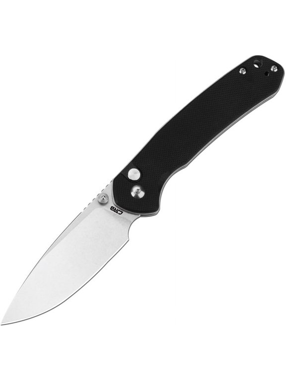 J1925-BK Pyrite 3.13" Blade Black Handle Folding Knife