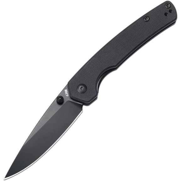 CJRB Kain Black G10 Folding Knife 3" Blade