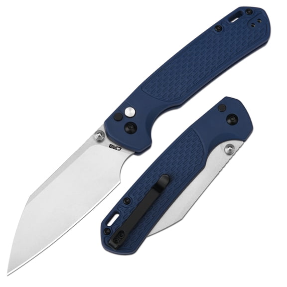 CJRB Large Pyrite-Light Pocket Folding Knife, J1945L-BU