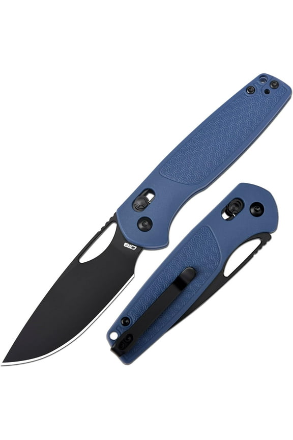 Pocket Folding Knife Acacia J1952-BBU(Black PVD/Blue)