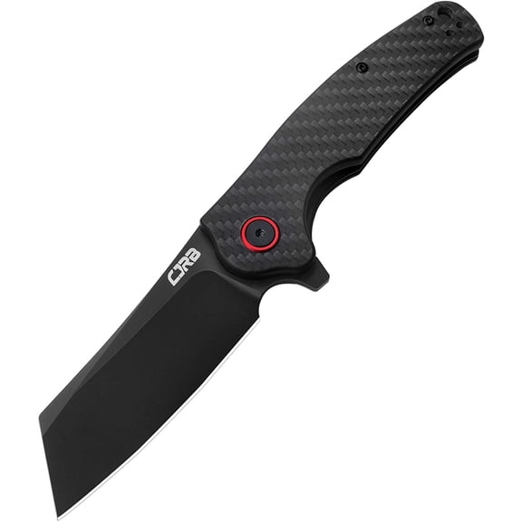 CJRB Pocket Folding Knives Crag J1904-BCF(Black Carbon Fiber)