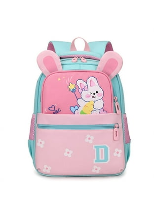 Children's Backpack With Removable Rabbit School Bag For 3-8 Years