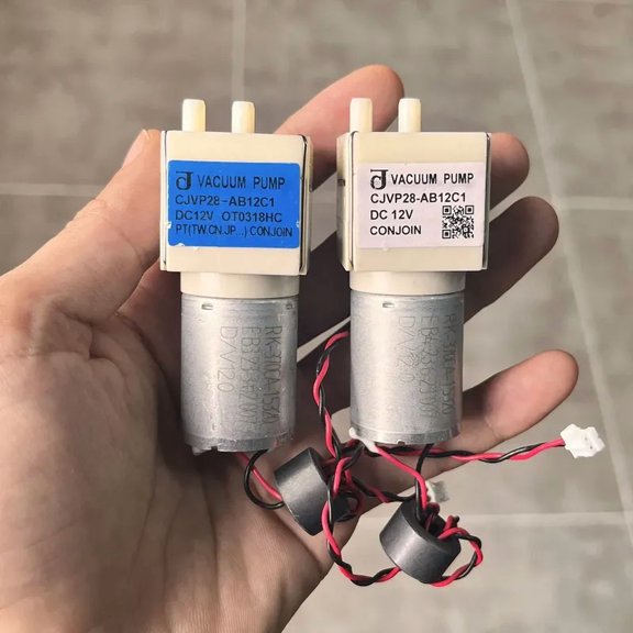 CJVP28-AB12C1 Mini Vacuum Pump DC 12V Micro 370 Motor Electric Air Pump Small Negative Pressure Suction Pump for Robot Cleaner