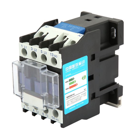 CJX2-1210 Contactor Ac CJX2-1210 Rail Mount Contactor Industrial Electric Contactor 110V AC
