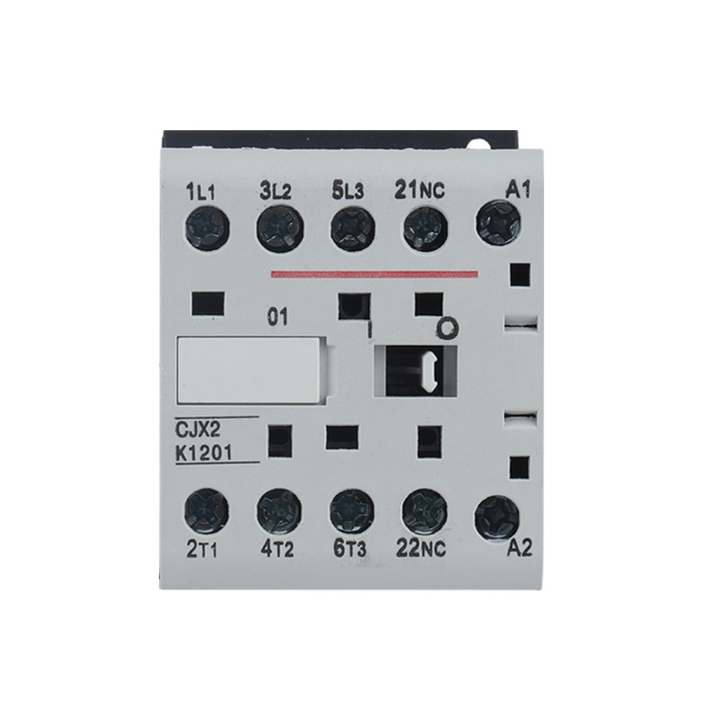 CJX2-K Din Rail 220V Mini AC Contactor 3P 3main 1NO/3main 1NC Coil Voltage 50/60Hz 6A 9A 12A