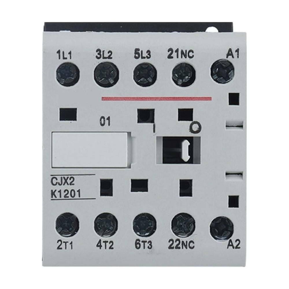 CJX2-K Din Rail 220V Mini AC Contactor 3P 3main 1NO/3main 1NC Coil Voltage 50/60Hz 6A 9A 12A