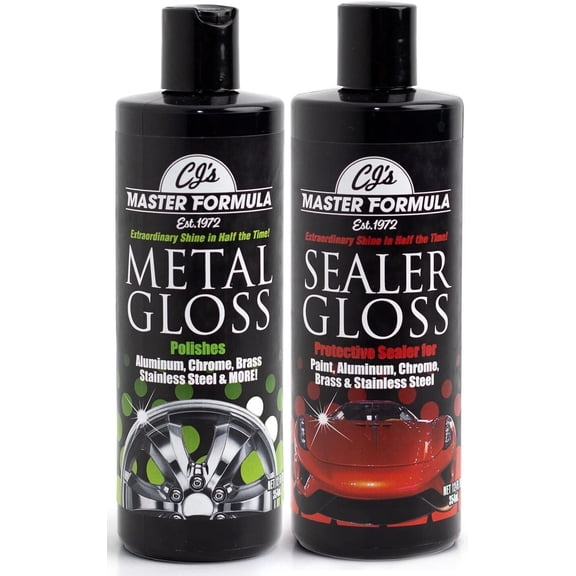 CJs lesen Metal Gloss + Sealer Gloss Auto Chrome Metal Aluminum Polish