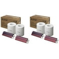 thumbnail image 1 of Mitsubishi CK-K76RHG 6" High Grade Paper & Ink Set for CP-K60DW-S Photo Printer, 4x6" 640 Prints/Roll, 2-Pack (Total 1280 Prints), 1 of 2
