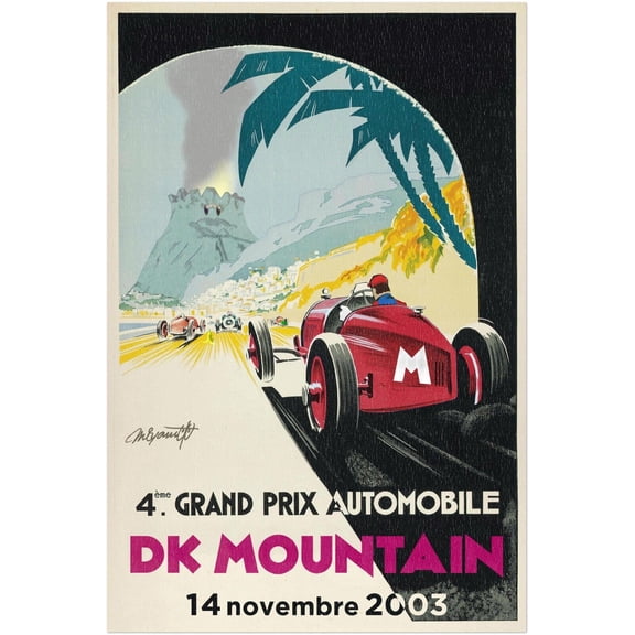 CK Mountain Grand Prix 2003 - Vintage Auto Racing (8x12Inches(US/CANonly))