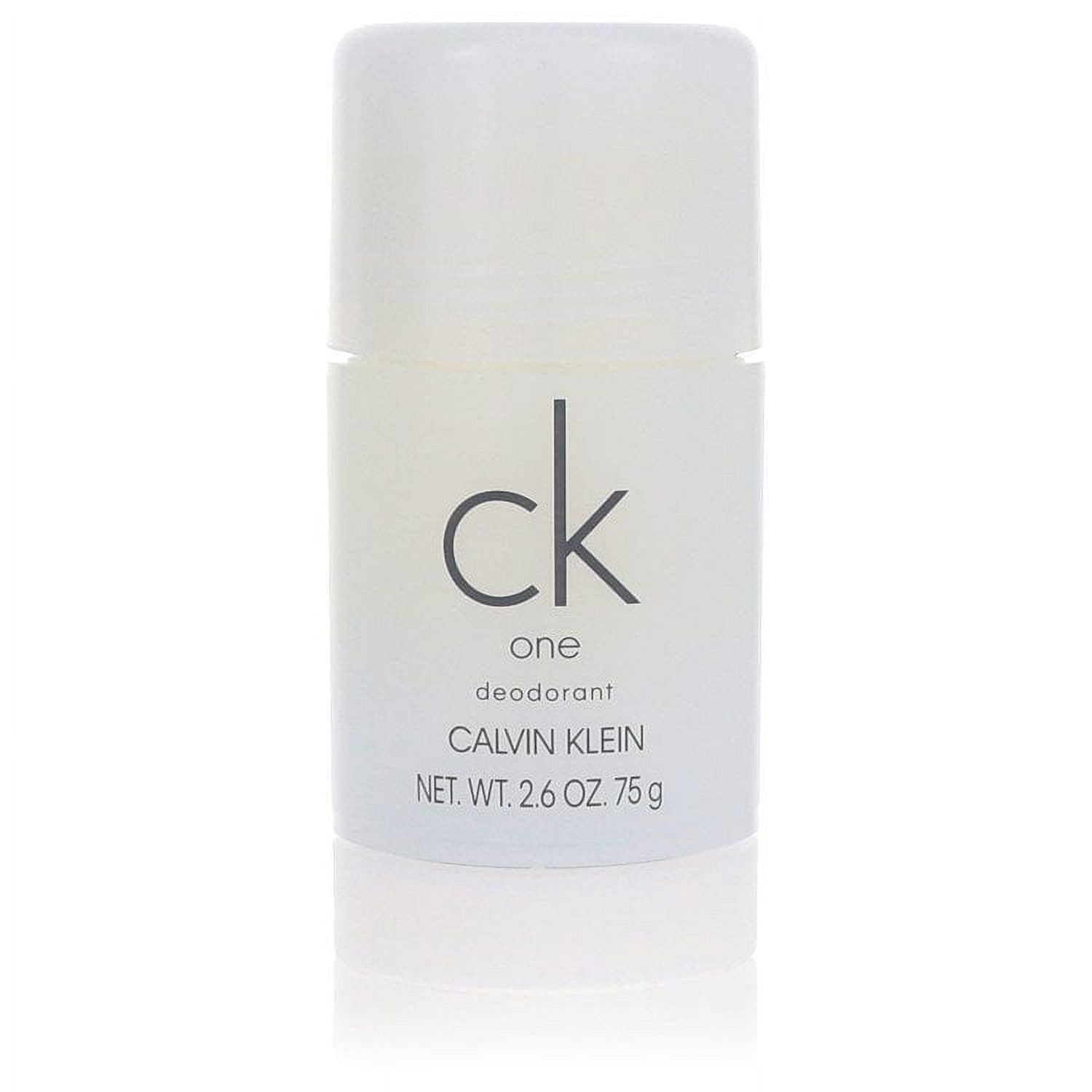CK ONE by Calvin Klein Deodorant Stick 2.6 oz Pack of 2