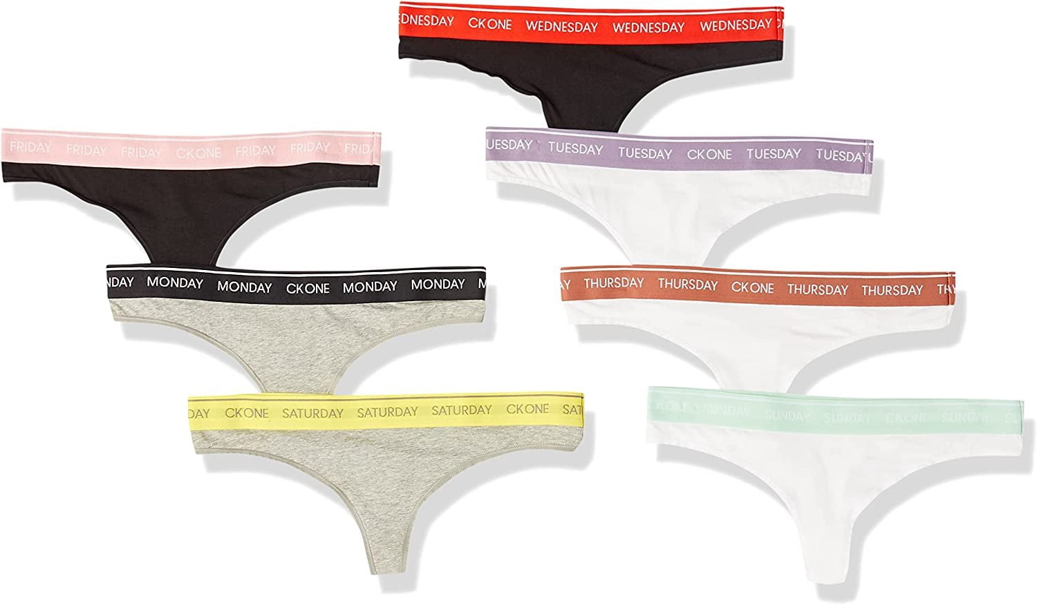Ck Cotton Thong 020 Grey Heather