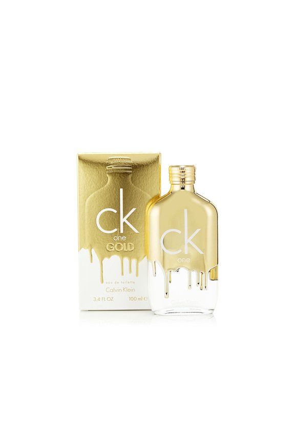 CK One Gold Eau de Toilette, Unisex Fragrance, 3.4 Oz