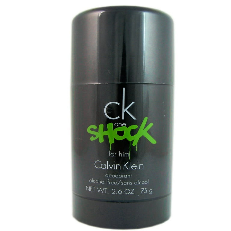 CK One Shock Men by Calvin Klein 2.6 oz Deodorant Stick Walmart