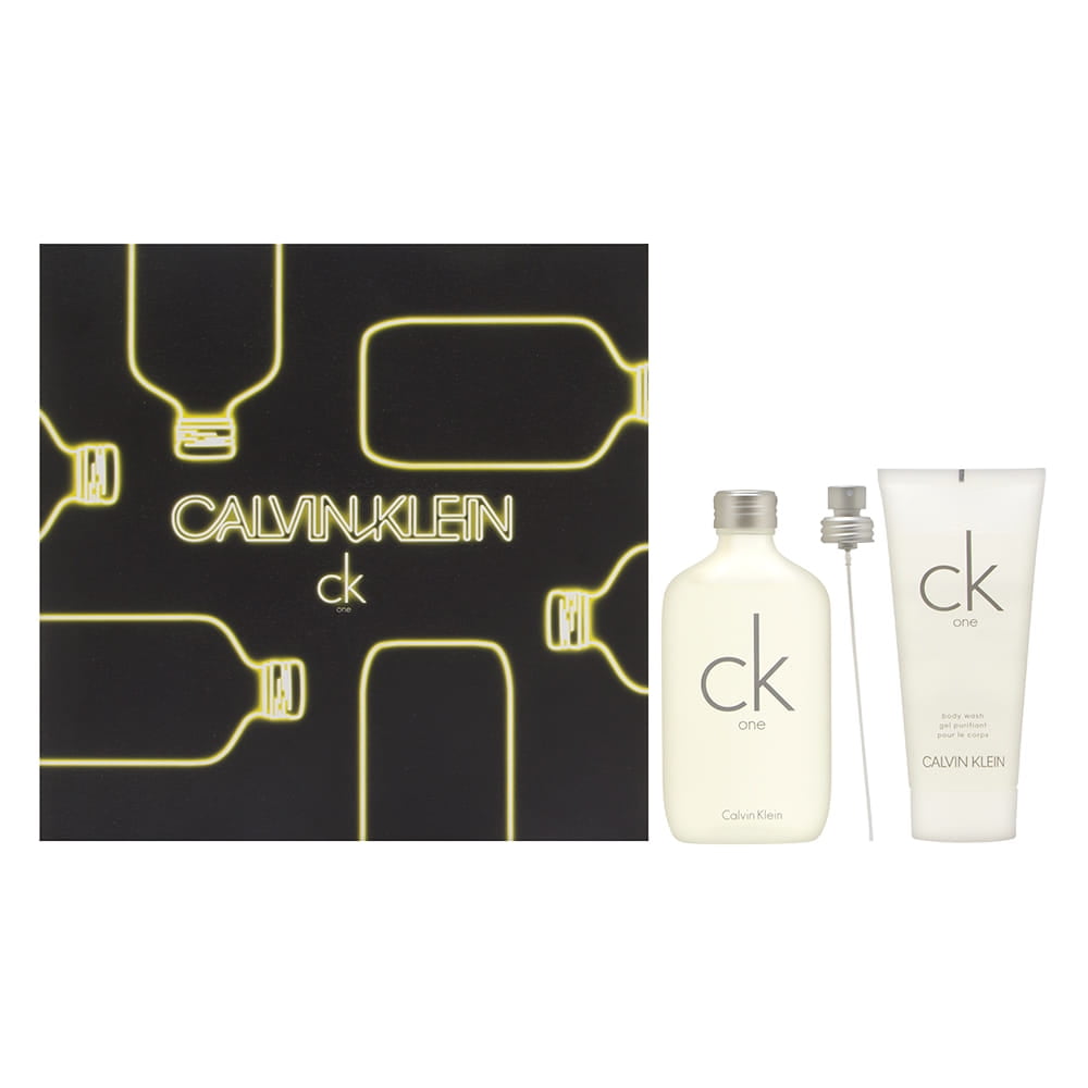 Calvin Klein CK One 2 Piece Gift Set: 3.4 oz Eau de Toilette Spray