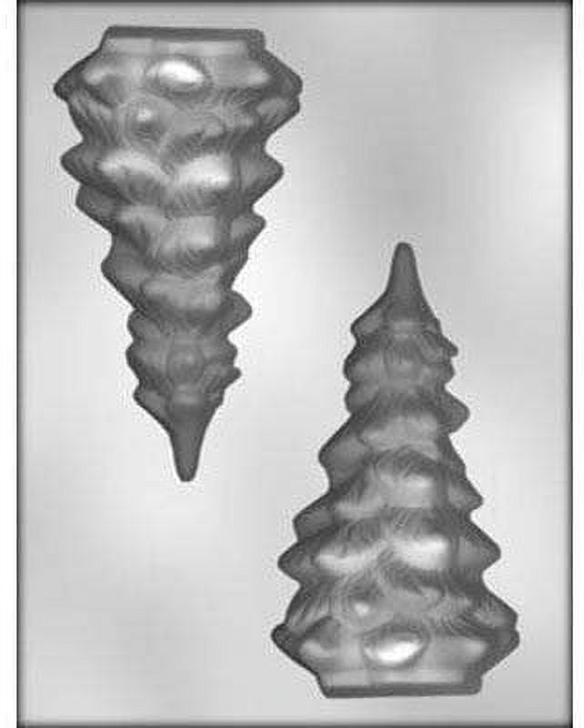 CK Products 5-3/4-Inch 3-D Christmas Tree Chocolate Mold