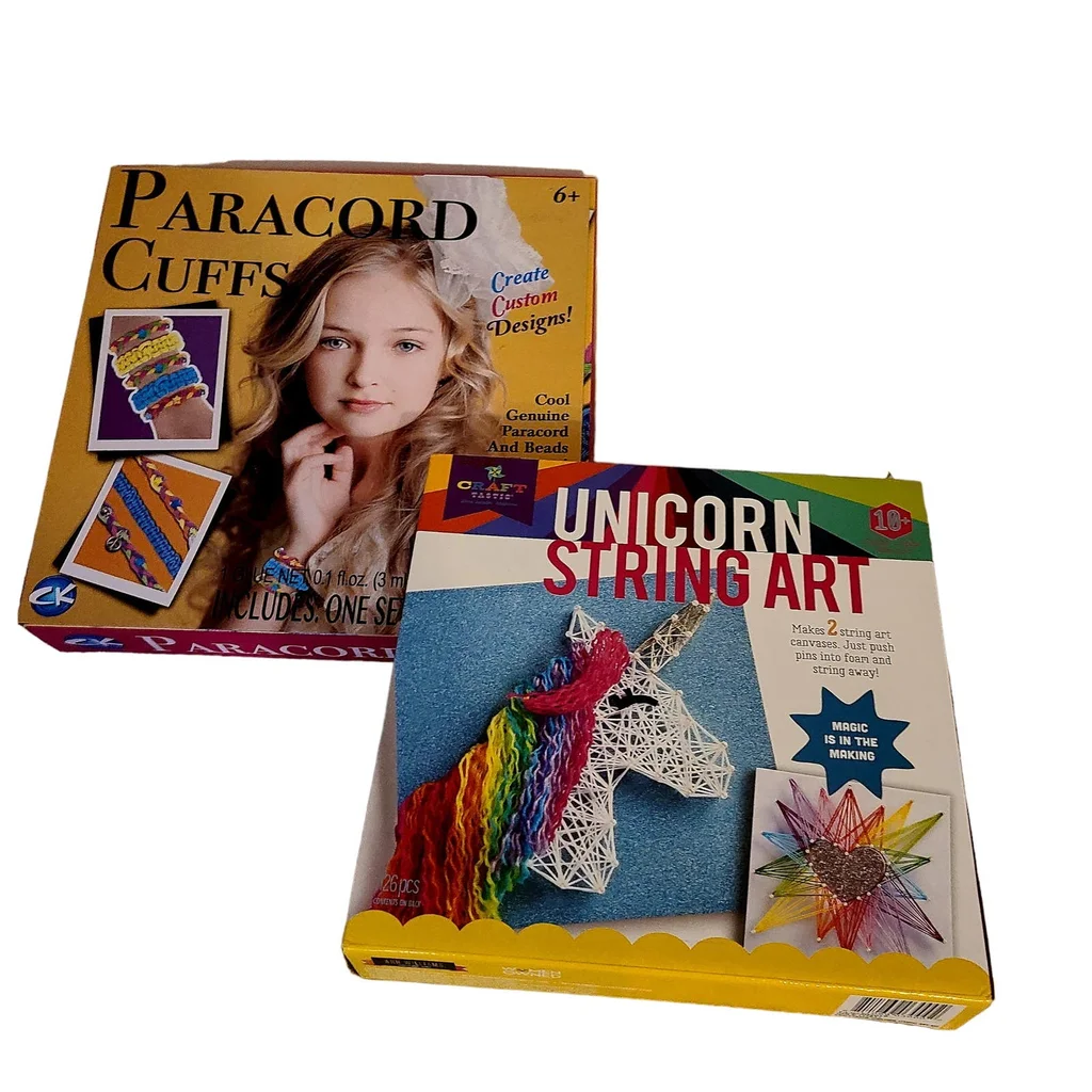 CK Tools Unicorn String Art and Paracord Bracelets Kit Bundle