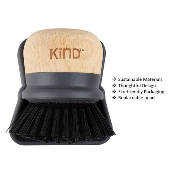 CK WOOD PALM BRUSH/HOLDR