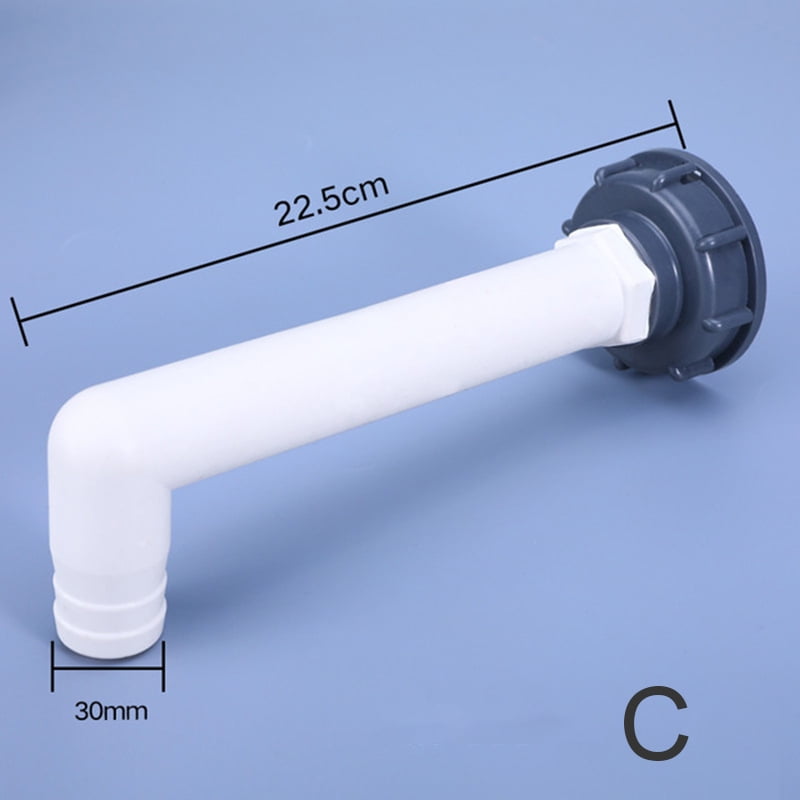 CKCL Plastic IBC Tank Adapter Garden Hose Connector Water Tank Hose