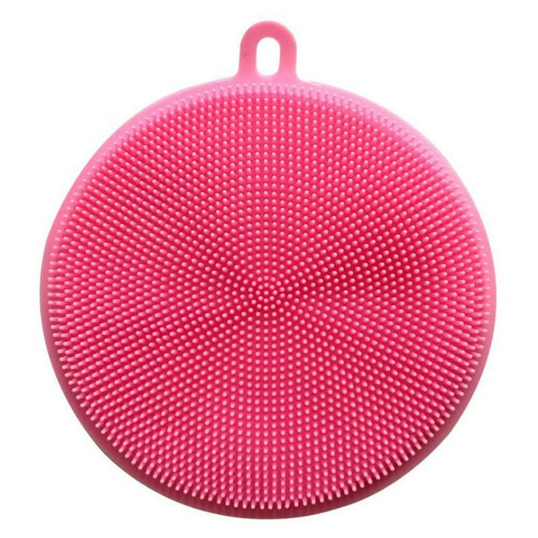 Silicone Wash Dish Brush Multipurpose Antibacterial Cleaning Kitchen Tool  Scrubber New