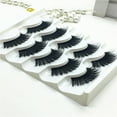 CKDOHAPEL 1 3D False Lashes Strip Eyelashes Long Natural Party Lashes
