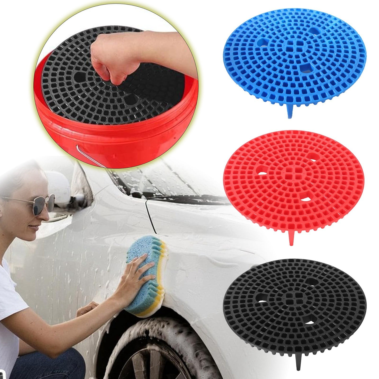 CKDOHAPEL Car Wash Bucket Dirt Filter Car Wash Bucket Insert Car Wash