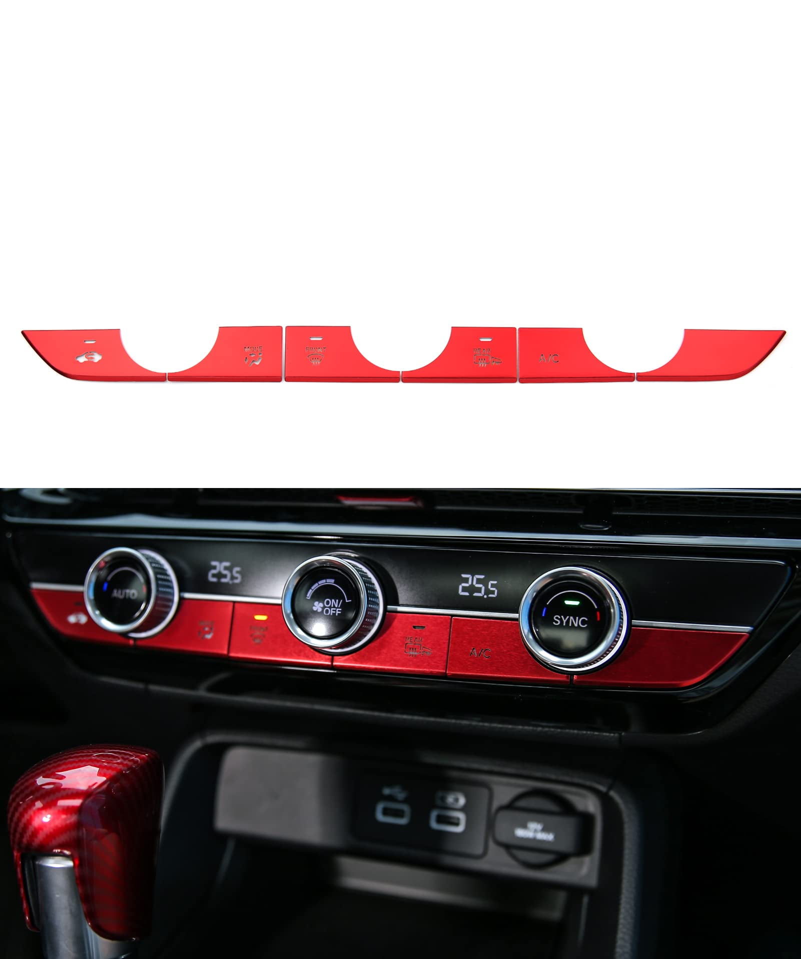 CKE For Honda Civic Accord CRV Odyssey Pilot Passport Accessories No Drilling Anti Slip Foot Pedal Covers Brake And Accelerator Pedals Pad Silver - View #4