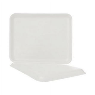 Bits N Things White Foam Trays with Absorbent Pads, Disposable Standard  Supermarket Meat Poultry Frozen Food Trays - Pack of 20