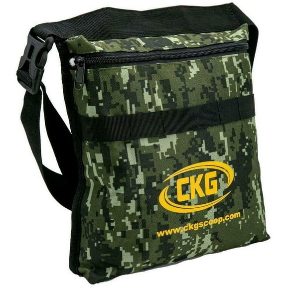 CKG Metal Detecting Pouch Bag Storage Carry Waist Case Portable Treasure Hunting Holder