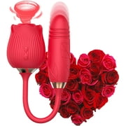 CKK 2023 Newly The Roses Woman Toy for Her Rechargeable Clitorals- Stimulator Birthday Gifts Features-Red