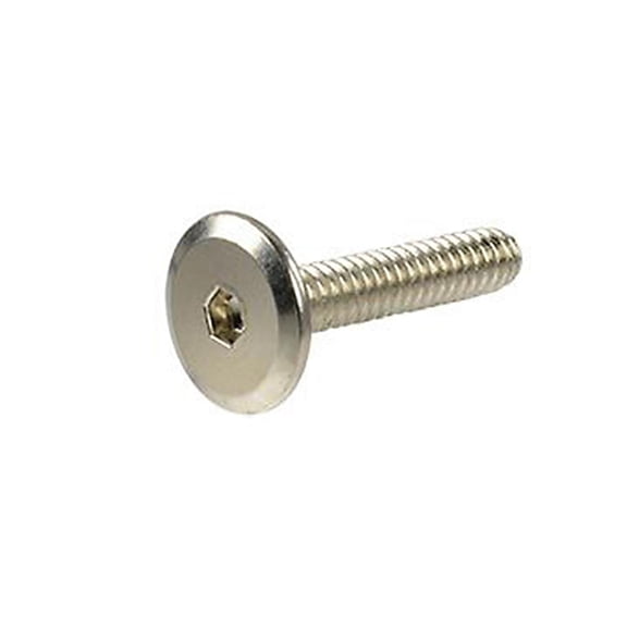 CKP 1/4-20 x 30mm Joint Connector Bolt, Hex Drive, 17mm Head, Nickel Finish - 100 Pack