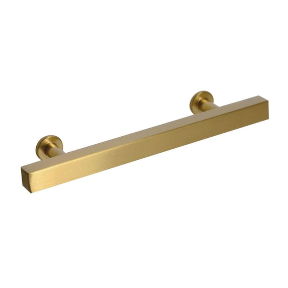 CKP #1550 Newport Collection 3-3/4 in. (96mm) Square Bar Pull, Amber Gold