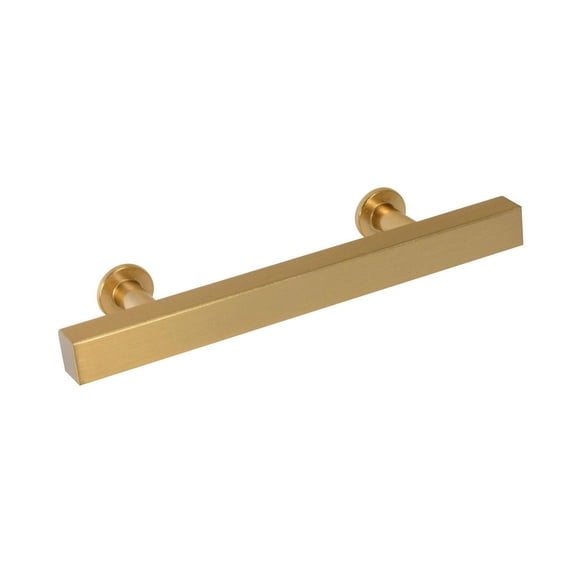 CKP #1550 Newport Collection 3 in. (76mm) Square Bar Pull, Amber Gold