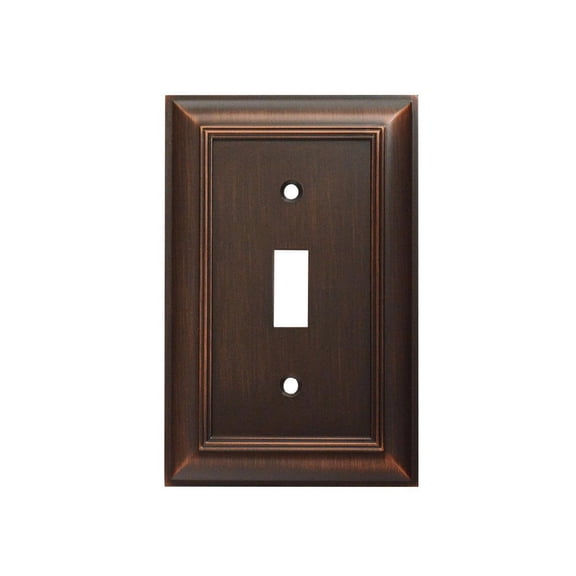 CKP #31190 Impressions Collection Toggle Wall Plate, Oil-Rubbed Bronze