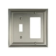 thumbnail image 1 of CKP #31197 Impressions Collection Toggle/Rocker Wall Plate, Brushed Nickel, 1 of 2