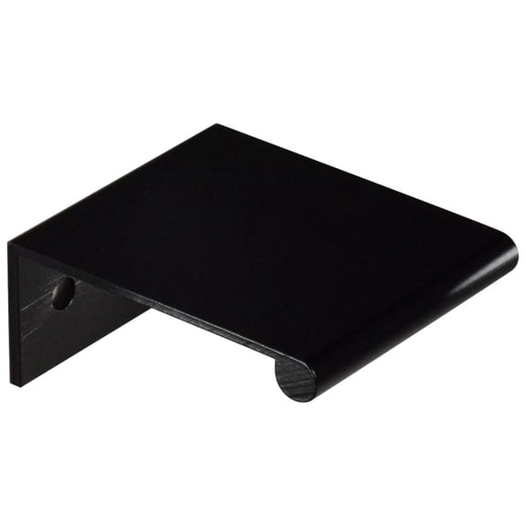 CKP #3306 Visions Collection 1-1/2 in. (38mm) Back Mount Finger Edge Pull, Matte Black